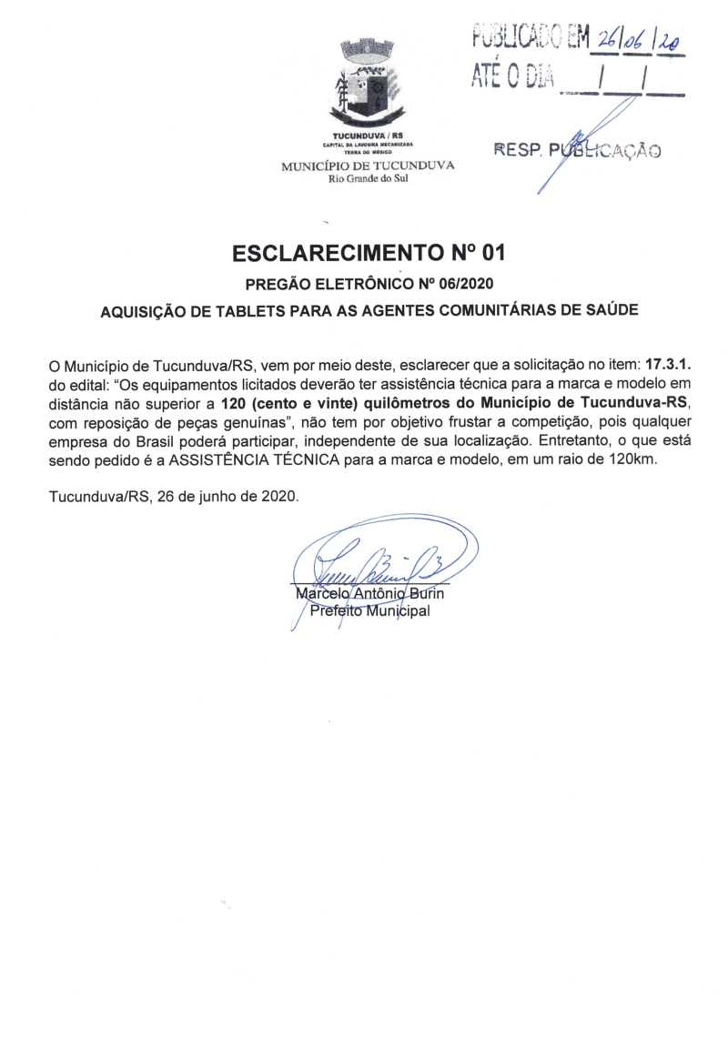  PE 06_2020 - AVISO DE ESCLARECIMENTO Nº 01